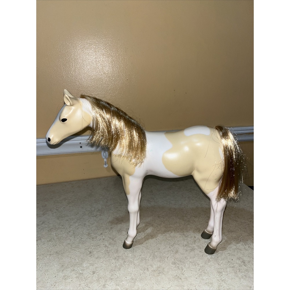 Our Generation by Battat- Palomino Paint Horse- Approx 13x13 Hair PlayHorse‎